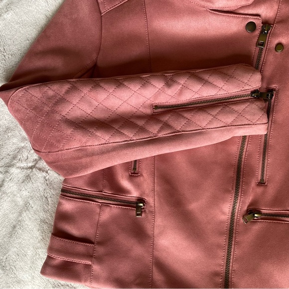 BR vegan suede moto jacket - Picture 5 of 6